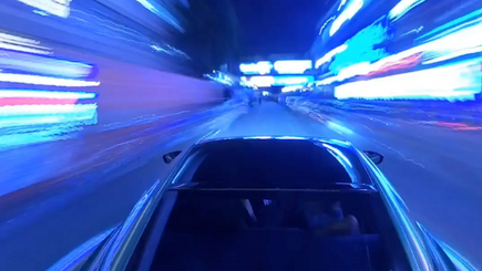 360 Long-Exposure Car Ride